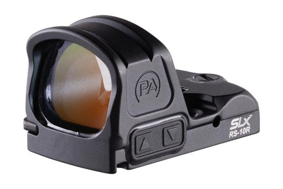 Primary Arms RS-10 R micro red dot sight with black anodized finish